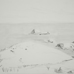 Iceburg, Tors Cove, NFLD - Pencil on paper, 12" x 9"